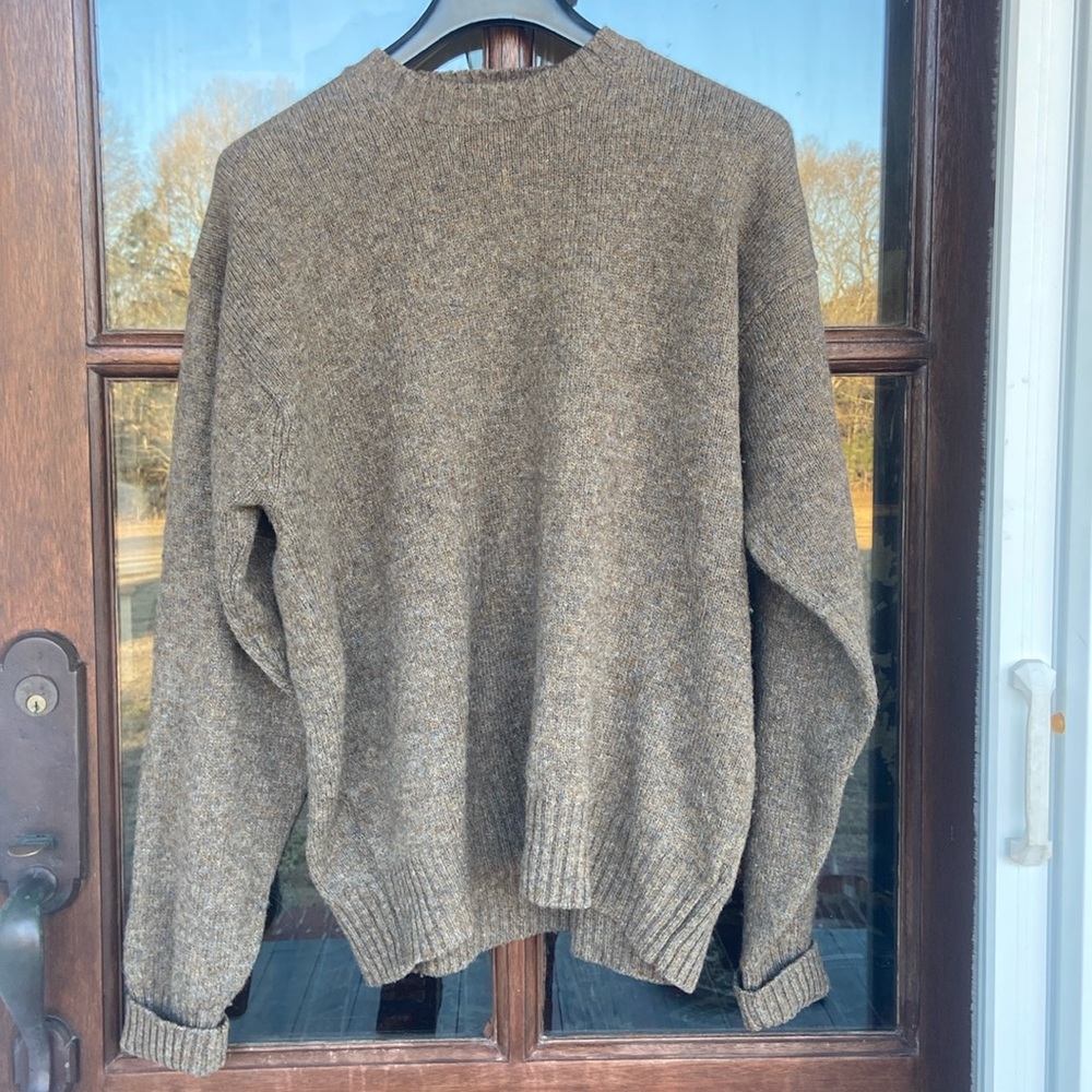 Vintage PENDLETON Shetland 100% virgin wool sweater. Size XL